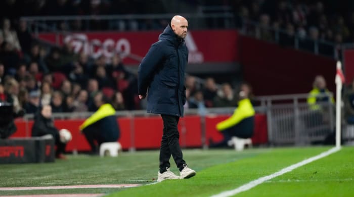 Ajax manager Erik ten Hag is favored to take over at Man United